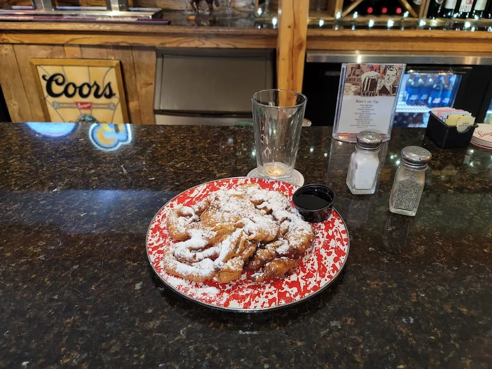 Huckleberry Funnel Cake